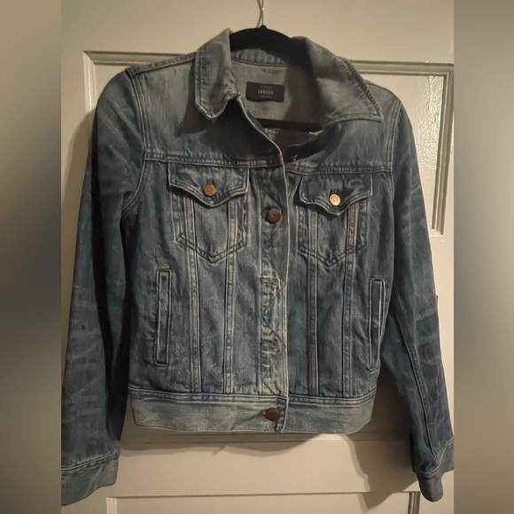 J crew indigo classic denim jacket 100 % cotton - Picture 4 of 4